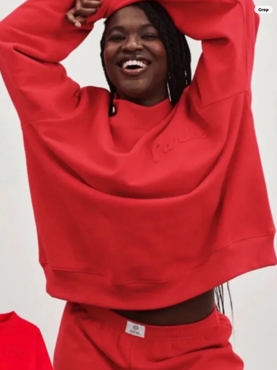 Parke Other - PARKE Valentines Embossed Mockneck in Red - Limited Edition HERITAGE